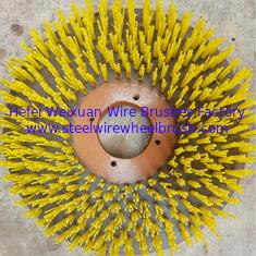 China 12Inch Industrial Yellow Nylon Bristle Underwater Deck Hull Cleaning Brush for Ship Hull Cleaning supplier