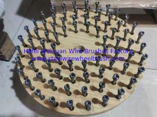 China 12Inch Industrial Underwater Deck Hull Knotted Wire Cleaning Brush for Ship Hull Cleaning supplier