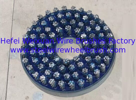 China 16Inch Industrial Deck Knotted Wire Underwater Hull Cleaning Brush for Ship Cleaning supplier