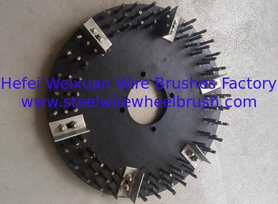 China 16Inch Industrial Underwater Deck Knotted Wire Ship Hull Cleaning Brush supplier