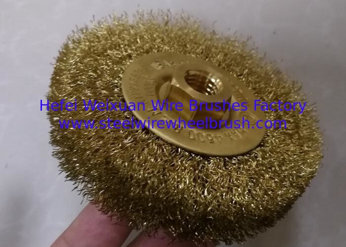 Non Sparking Safe Work Brass Wire Wheel Brush 100MM X M14 Nut 100 