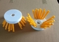 200mm Outer diameter Yellow Bristle Nylon Weed Brush for Remove Grass supplier