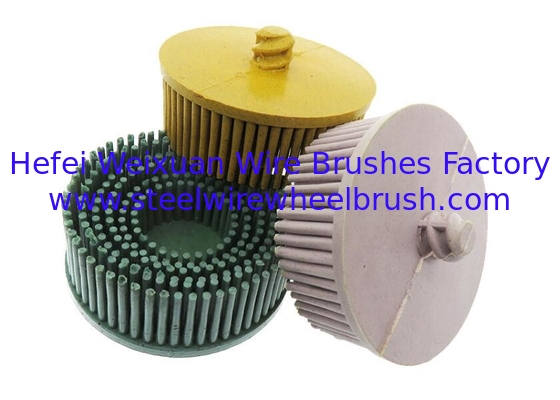 Flexible Different Color Bristle 3 Pieces Set 2 Inch Bristle Disc Abrasive Bristle Disc supplier