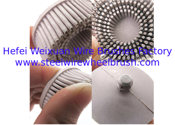 Flexible Different Color Bristle 3 Pieces Set 2 Inch Bristle Disc Abrasive Bristle Disc supplier