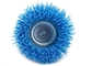 75 MM OD Mounted Blue Nylon Cup Brush , Abrasive Cup Brush For Remove Paints supplier