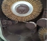 Four Layer Brass Knotted Wire Wheel Brush Non Sparking 300mm OD 35mm Height supplier