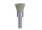 25mm OD Solid Shank Steel Wire Crimped Wire End Brush for Rust Paint Removal supplier