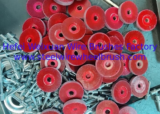 50 MM Shaft Mounted Wheel Brush Encapsulated for Rust Removal supplier