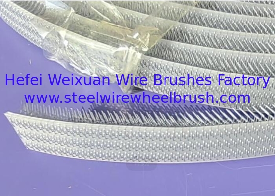 Copper Pipe Cleaning Brush Plastic Disc Inner Hole Steel Wire Brush supplier