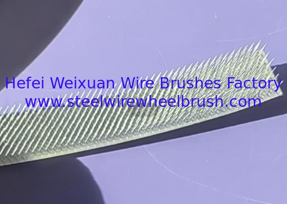 Copper Pipe Cleaning Brush Plastic Disc Inner Hole Steel Wire Brush supplier