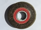 Narrow Face Polyflex 6 Inch Rubber Encapsulated Wire Brushes for Heavy Deburring supplier