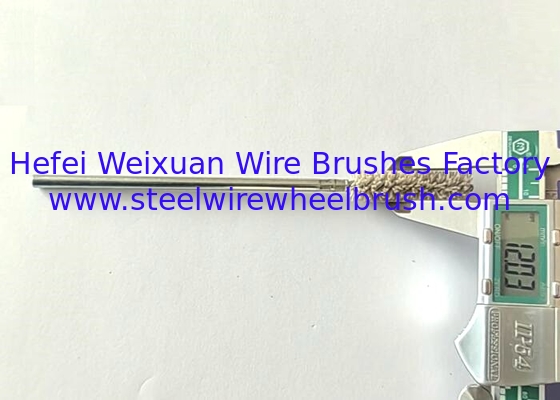 Double Spiral Abrasive Nylon Twisted in Brush for Cross Hole Deburring supplier