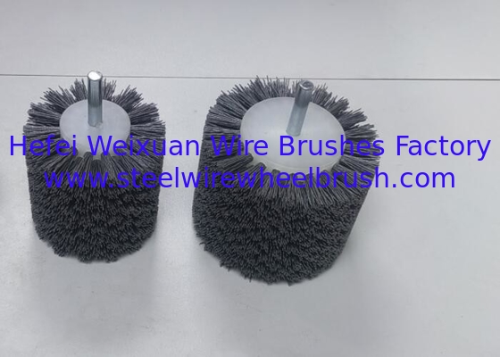 Cylindrical Brush Grey Spindle Abrasive Brushes supplier