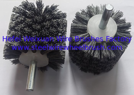 Cylindrical Brush Grey Spindle Abrasive Brushes supplier