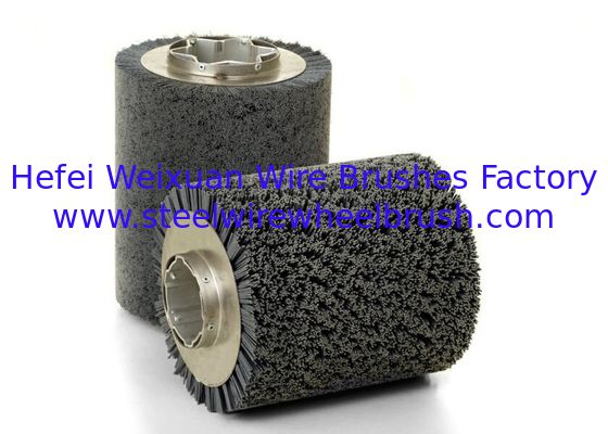 300mm Length Hard Alloy CBN Tool Edge Passivation Abrasive Wire Brush Roller supplier