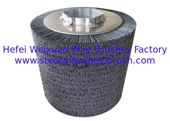 300mm Length Hard Alloy CBN Tool Edge Passivation Abrasive Wire Brush Roller supplier