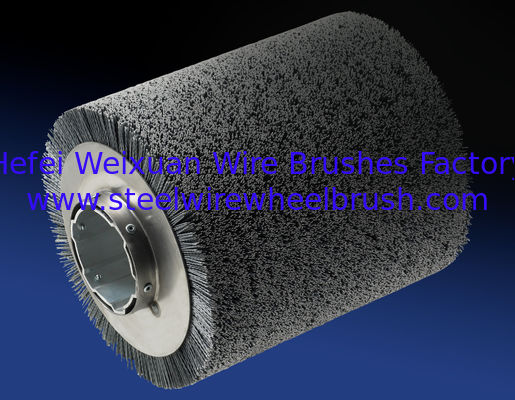 300mm Length Hard Alloy CBN Tool Edge Passivation Abrasive Wire Brush Roller supplier