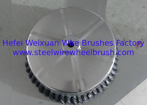 Safety Supporting New Style 150mm Knotted Cup Brush for Cleaning Metal Surface supplier