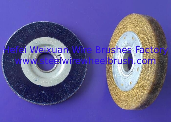 Encapsulated Wire Wheel Brush with Synthetic Elastomer for Long Lasting Performance supplier