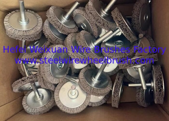 High Performance 40mm OD Shaft Mounted Nylon Circular Brush supplier