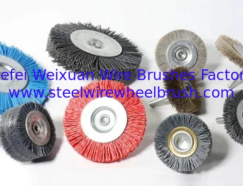 High Performance 40mm OD Shaft Mounted Nylon Circular Brush supplier