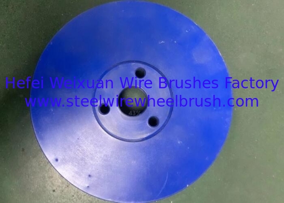 DOT Style 200mm Steel Wire Disc Brush Deburring Tools for Surface Preparation supplier