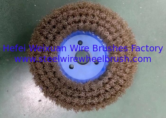 DOT Style 200mm Steel Wire Disc Brush Deburring Tools for Surface Preparation supplier