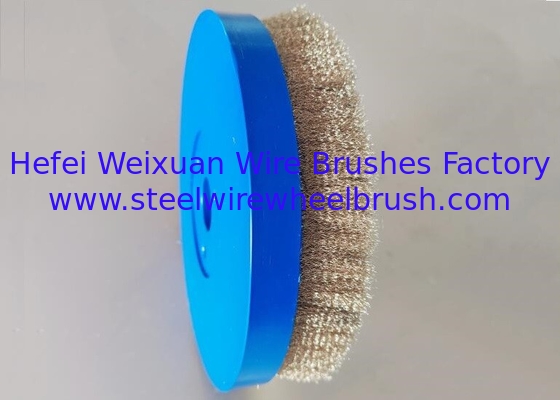 DOT Style 200mm Steel Wire Disc Brush Deburring Tools for Surface Preparation supplier