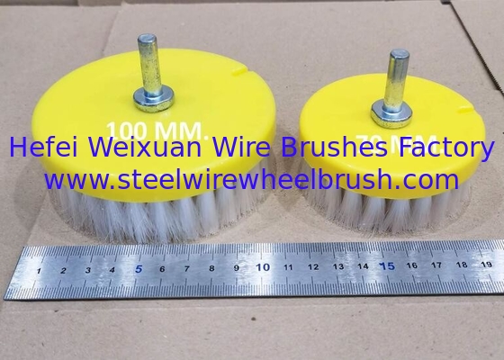 Electric Drill Brush Industrial Nylon Bristle Disc Brush for Cleaning Sofa supplier