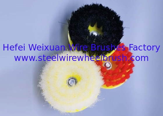 Electric Drill Brush Industrial Nylon Bristle Disc Brush for Cleaning Sofa supplier