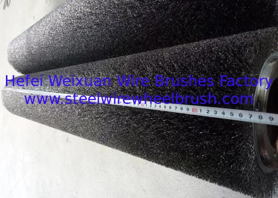 Professional Trimming Long Shaft Balancing Steel Wire Roller Brush Performance supplier