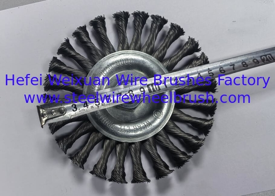 Long Lasting 6 Inch Twist Knot Wire Wheel Brush for High Impact Cleaning supplier