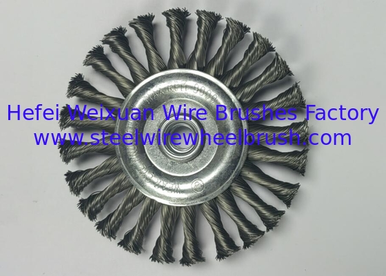 Long Lasting 6 Inch Twist Knot Wire Wheel Brush for High Impact Cleaning supplier