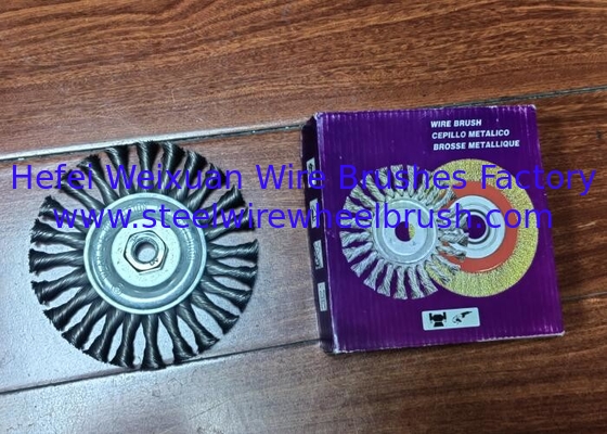 Long Lasting 6 Inch Twist Knot Wire Wheel Brush for High Impact Cleaning supplier