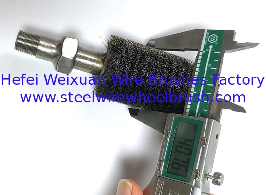 Round Head Stainless Steel Deburring Internal Industrial Spiral Wire Brush supplier