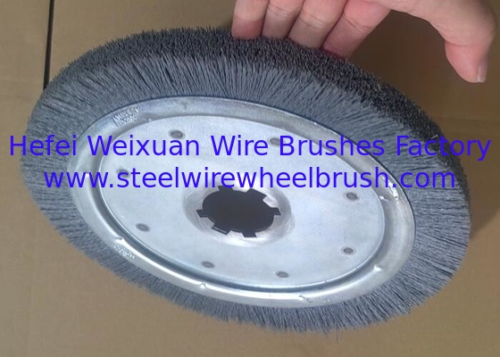 Max RPM 2500 Nylon Abrasive Wheel Brush Silicon Carbide Deburring Brush supplier