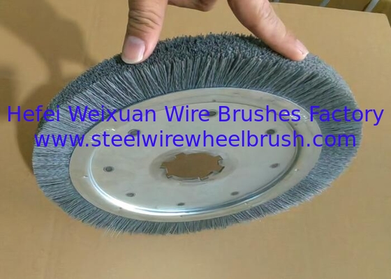 Max RPM 2500 Nylon Abrasive Wheel Brush Silicon Carbide Deburring Brush supplier