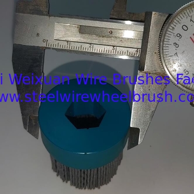 40mm Abrasive Nylon Industrial Disc Brushes Deburring Tools for Surface Preparation supplier