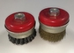 Heavy Duty 4 Inch Wire Cup Brush Twisted with Metal Ring for Surface Cleaning supplier