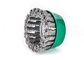 Weld Cleaning Knotted Wire Cup Brush Green Body 3 Inch OD With M10 Nut supplier