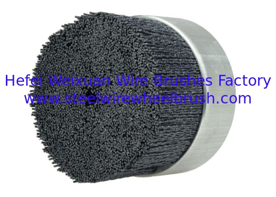 Metal Base Abrasive Filament Burr Maximum Density Miniature Disc Brush supplier