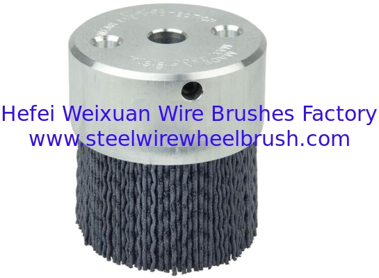 Metal Base Abrasive Filament Burr Maximum Density Miniature Disc Brush supplier