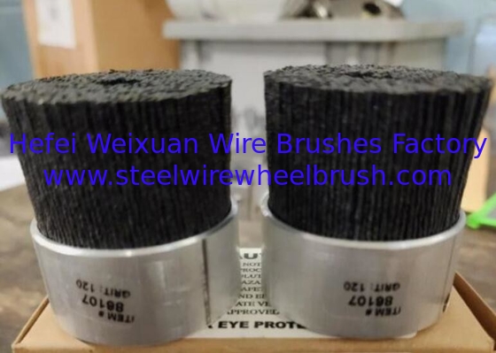 Metal Base Abrasive Filament Burr Maximum Density Miniature Disc Brush supplier