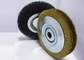Heavy Duty Brass Wire Brush Wheel / Steel Wheel Brush For Cleaning Rust supplier