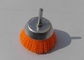Yellow Bristle 3 Inch OD Nylon Abrasive Cup Brush 120 Grits For Polish the Wood supplier