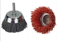 75mm Grey Abrasive Cup Nylon Drill Brush with Shank Grit 240 for Removal Rust Paint supplier