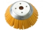 Yellow Bristle Nylon Rilsan Trimming Weed Brush , Road Sweeper Brushes supplier