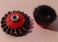 High Performance Knotted Wire Cup Brush Red Cup Color For Cleaning Spot Welds supplier
