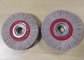 White Abrasive Nylon Wheel Brush Dupont Aluminium Oxide Wire Material supplier