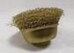 Non Spark Brass Wire Cup Brush Last Longer Work 30 Mm Wire Trim Length supplier
